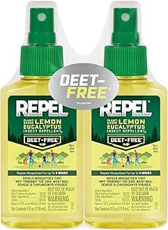 HG-24109 Lemon Eucalyptus Natural Insect Repellent with 4 oz Pump Spray, Twin Pack