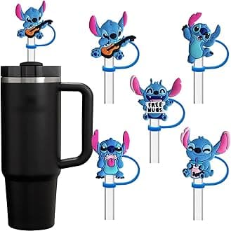 5 Pack Silicone Straw Toppers for Stanley Cup 40 30 oz, Reusable Dust-Proof Straw Cover Cap, Accessories for Water Tumbler