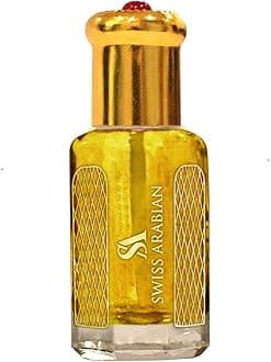 Swiss ArabianAbeer 12mL | Artisanal Hand Crafted Perfume Oil Fragrance for Women and for Men | Traditional Attar Style Cologne | by Perfumer Oud | Gift/Party Favor | Body Oil
