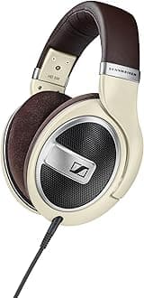 Sennheiser HD 599 Around-Ear Open Back Headphones - Ivory