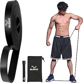- Slovic Latex Resistance Band for Workout [15-30 KG] | Resistance Band Set | Exercise Band & Stretching Bands for Exercise for Home Workouts | Gym Equipment for Home Workout | Ideal for Men & Women