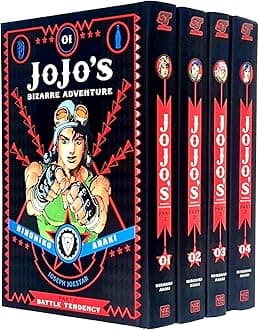 JoJo's Bizarre Adventure Part 2: Battle Tendency Volume 1-4 Books Collection Set