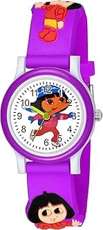 SWADESI STUFFWhite Dial Dora Love Watch Series Analogue Girl's Kids Watch