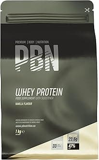 PBN - Premium Body Nutrition Whey Protein 1kg Vanilla, New Improved Flavour