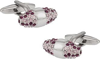 Cuff-Daddy Swarovski Crystal Cone Cufflinks Amethyst with Presentation Box