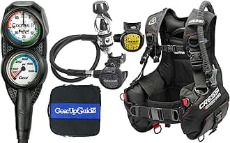 Start Scuba Diving Gear Package Complete with Start 2.0 BCD - Mini Console PD2 Gauge - AC2 Compact Regulator Set Fully Assembled, Medium