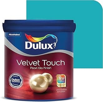 Dulux Velvet Touch Pearl GLO Interior Emulsion Paint (4L, Taking the Plunge) – Luxurious soft-sheen wall paint, highly durable, washable, rich, intense colors, with 6-year warranty