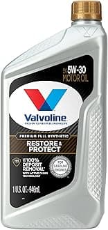 Valvoline Restore & Protect Full Synthetic 5W-30 Motor Oil 1 QT