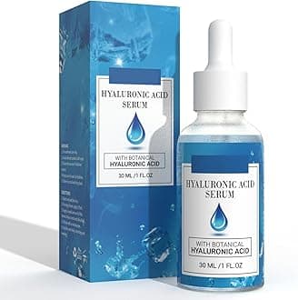 Hydrating Hyaluronic Acid Serum for Women: Skin Moisturizer for Hydration Skincare at Night - Anti Aging Moisturizing Essence for Dry Face