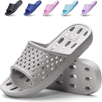 Shower Shoes Men Quick Drying Women Shower Sandals Non-Slip Comfortable House Slippers Bathroom Hotel Flip Flops Slides With Students Gym