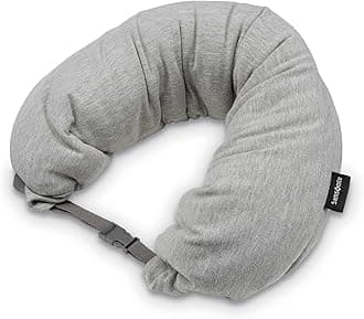 Microbead 3-in-1 Neck Pillow, Frost Grey