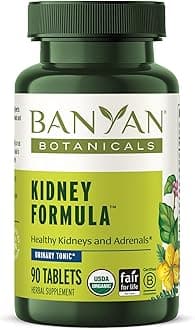 Banyan Botanicals Kidney Formula – Organic Supplement With Gokshura Rejuvenating Herbal Blend To Support Kidneys And Urinary Tract Balance* 90 Tablets Non-Gmo Sustainably Sourced Vegan