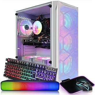 STGAubron Gaming Desktop PC Computer,Intel Core I7 3.4GHz up to 3.9GHz, GeFor...