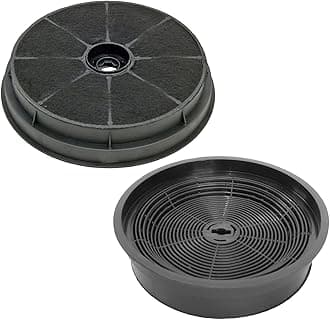 SPARES2GO Carbon Charcoal Vent Filter compatible with Belling Cooker Extractor Hoods (Pack of 2)