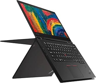 Lenovo ThinkPad X1 Yoga (3rd Gen) i7 8650U 1.9Ghz 14" 2-in-1 Convertible Laptop, 16GB RAM, 128GB M.2 SSD, FHD 1080p, Thunderbolt 3 USB-C, Webcam, Windows 10 Pro (Renewed)