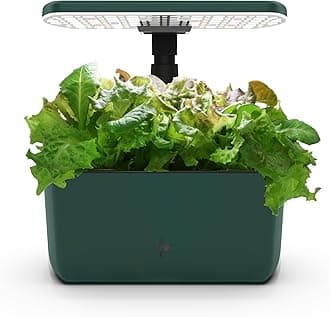 AeroGarden 901202-1210 Harvest 2.0 Indoor Garden Hydroponic System with LED Grow Light, Green