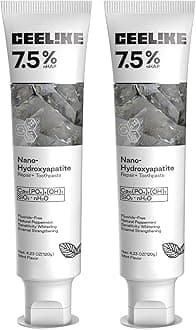 7.5% Hydroxyapatite Toothpaste – Strengthens Enamel, Protects Gums & Freshens Breath – Fluoride-Free, Ideal for Sensitive Teeth, 120g (2)