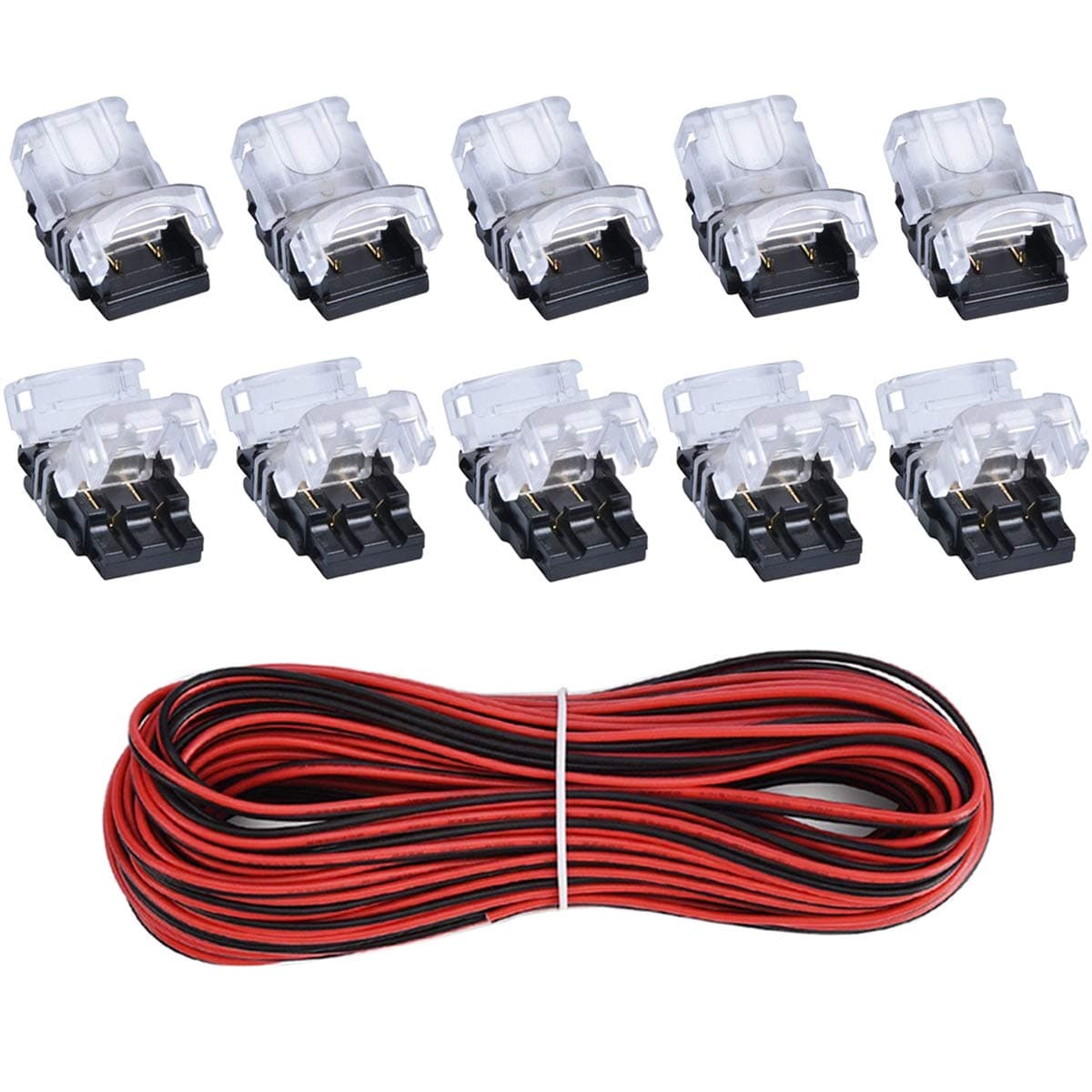 Led Strips Lights Topsharp Led Light Strips with Remote Full Kit 5050 RGB 5M Led Strip Light+44 Key IR Remote+12V 3A Power Supply(Built-In IC and Fuse) [Energy Class A+++]