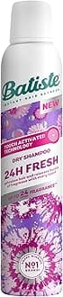 Dry Shampoo, 24H Fresh Waterless Shampoo, No Rinse Shampoo Hair Spray with Refreshing Fragrance, Touch Activated Dry Shampoo Spray, Vegan Friendly & Invisible, by Batiste Hair Care – 200ml