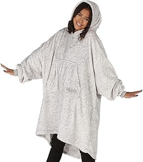 THE COMFY Dream | Lightweight Microfiber Fleece Wearable Blanket, Oversized Design Hood & Pocket from Shark Tank, Cozy Gifts