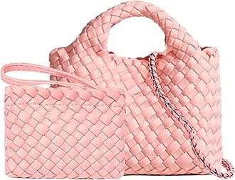 Small Tote Shoulder Bag, Women Handbags and Purses, Woven Composite Bag, Travel Chain Pouch, Phone Crossbody Satchel