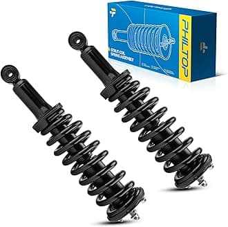PHILTOP Front Struts for Toyota Tundra 2000 2001 2002 2003 2004 2005 2006, Shock Absorber Complete Suspension 171347L+171347R, Struts with Coil Spring Assemblies SAA011 2 Pcs,Left & Right