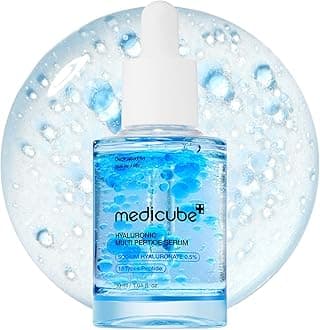 Medicube Hyaluronic Acid Multi Peptide Serum, Skin Essence, Moisture, Hydration, Skin Texture, Glow, High Density, Dry Skin, Combination Skin, Skin Care, Korean Skin Essence, Korean Cosmetics