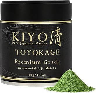 Premium Grade Ceremonial Uji Matcha - Pure Japanese First Harvest Ceremonial Grade Matcha Green Tea Powder from Uji, Japan (40g/1.4oz)