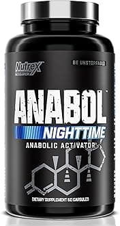 Anabol PM Nighttime Muscle Builder & Sleep Aid | Anabolic Muscle Building Supplement | Research-Backed Ingredients RIPFACTOR, Epicatechin & More | Post Workout Muscle Recovery & Strength – 60 Caps
