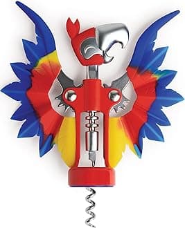 OTOTO Pinot Wine Bottle Opener - Parrot Wine Opener - Wing Corkscrews for Wine Gifts, Corkscrews for Wine Bottles - Wine Opener Manual, Cool Gadgets with Wings, Bar Accessories, Corkscrew Win