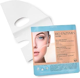 Talika Bio Enzymes Brightening Mask - Hydrating & Illuminating Face Mask - Biocellulose Regenerating Mask - Second Skin Effect Beauty Sheet Mask - 20g