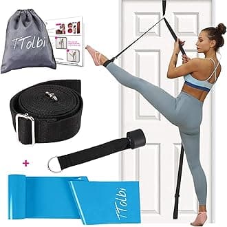 Door Leg Stretcher: Stretching with Leg Flexibility Trainer, Dance Equipment : Splits Trainer Band for Stretching in Ballet, Cheerleading, Gymnastics, Cheer Stuff, Door Stretcher