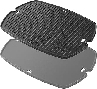 - Q2200 Griddle Replacement Parts for Weber Q Grill Parts Weber Q2000 Q2400 Q200 Q220 Q240 Griddle 7583 7645 Grill Grates Full Size Griddle Plates Inserts 396000 6559 Q 2200 Flat Top Reversible