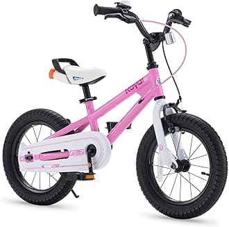 RoyalBaby Kids Bike with Dual Handbrake for Beginners,12 14 16 18 20 Inch Bicycle for Boys & Girls Ages 3-10 Years