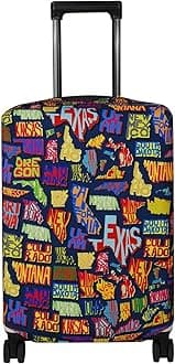 Explore Land Travel Luggage Cover Suitcase Protector Fits 18-32 Inch Luggage