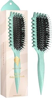 Define EdgeLift Brush, 5-in-1 Tool for Effortlessly Defined Curls, Waves & Coils, Reduces Frizz - Teal