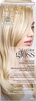 L'Oreal Paris One Step Toning Hair Shine for Home Use Increase Shine, Enhance Color, Conditioning, Brass Neutralization, No Damage
