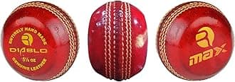 DIABLO Rmax Cricket Ball Leather, Cricket Flat Seam Training Ball