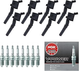DG508 FD503 Ignition Coil Packs & SP479 SP493 NGK Spark Plugs Replacement For Ford 4.6 5.4 V8 F150 F-150 CROWN VICTORIA MUSTANG LINCOLN Town Car Excursion MERCURY DG457 DG472 DG491
