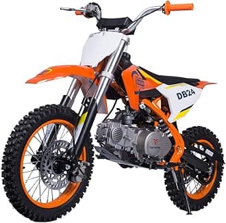 X-PRO 110cc Dirt Bike Pit Bike Kids Dirt Pitbike 110 Dirt Pit Bike(Orange)