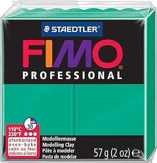 Fimo Professional Oven Hardening Modelling Clay, 57G, Green