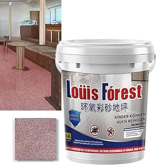High-Gloss Epoxy Floor Paint, 0.5KG, Marble Effect, Waterproof, Self-Leveling, Non-Slip, Quick-Dry, Indoor/Outdoor, Concrete, Tiles, Marble