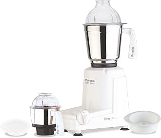 Preethi MG146 Mixer, Stainless Steel, White