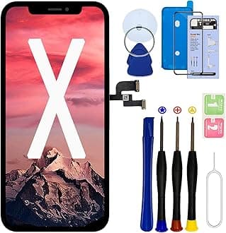 for iPhone X 10 Screen Replacement ​5.8" Kit,3D Touch & LCD Display digitizer Assembly Screen,Compatible with A1865、A1901、A1902，with Complete Repair Tools and Screen Protector.(5.8 Inch)