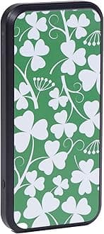 powerstation prime10 - Portable Power Bank with 10,000mAh Internal Battery, 18W USB-C PD Fast Charging, Charge 3 Devices Simultaneously, LED Power Indicator, Shamrocks