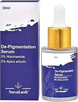 De-Pigmentation Serum With 5% Niacinamide, 2% Alpha Arbutin, For All Skin Types, 30 Ml (Pack of 1)