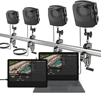Brinno BCC2000 Plus 4-Pack Construction Camera Bundle | Includes: Full HD TLC2000 Time Lapse Camera, 32-ft Extender Kit, Clamp Mount & Waterproof Case | Cameras for Jobsites | 1-Year Battery | 4-Pack