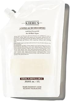 Kiehl's Amino Acid Shampoo with Pure Coconut Oil - Reffil Pouch 33.8oz (1L)