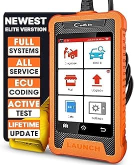 – LAUNCH X431 Creader Elite for BMW OBD2 Full System Code Reader, 31+ Reset Function, Bi-Directional Car Diagnostic Tool for BMW/MINI/RR, ECU Coding, 2026 Version BAT OBDII Scanner Lifetime Update