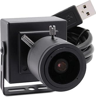 Svpro 8MP Manual Focus Webcam with 2.8-12mm Varifocal Lens,High Definition USB Camera,IMX179 Sensor,M12 Mount Portable PC Cam